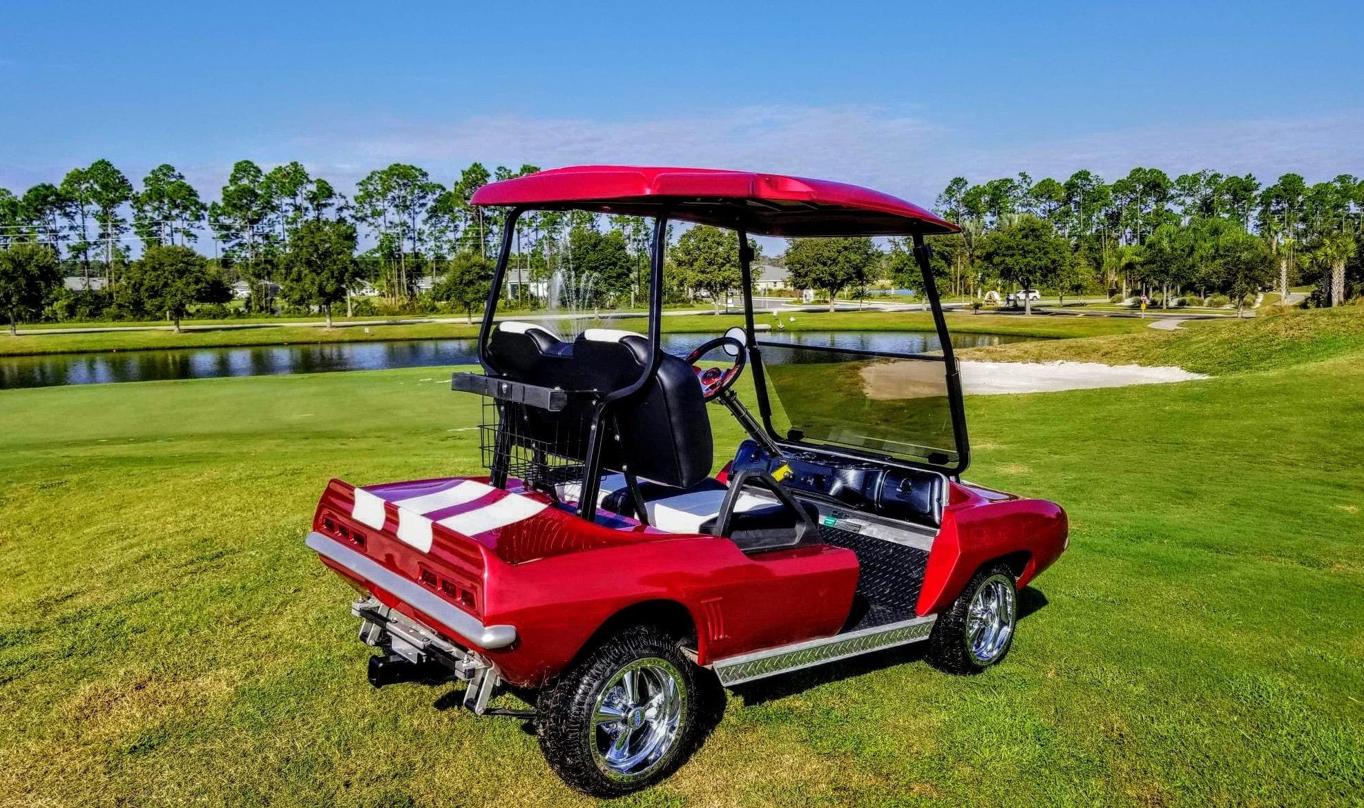 2003 - Club Car DS Gas Golf Cart - Custom Candy Blue *SOLD* – Easy